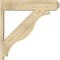 Ekena Millwork Funston Craftsman Rough Sawn Outlooker, Douglas Fir, 8"W x 36"D x 36"H OUT08X36X36FST04RDF - alternate 3